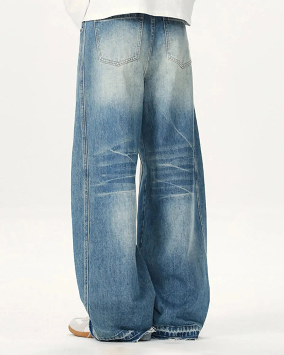 Washed Baggy Jeans | LCDEGO Streetwear