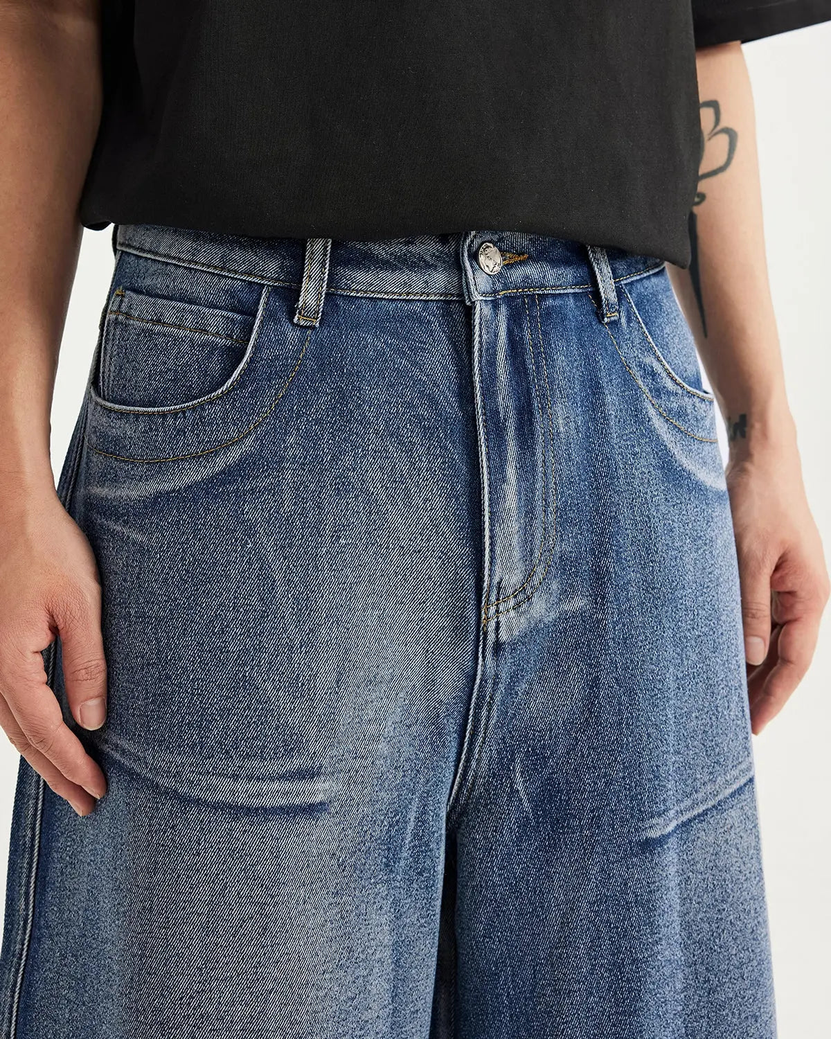 Acid Washed Jorts | LCDEGO Streetwear