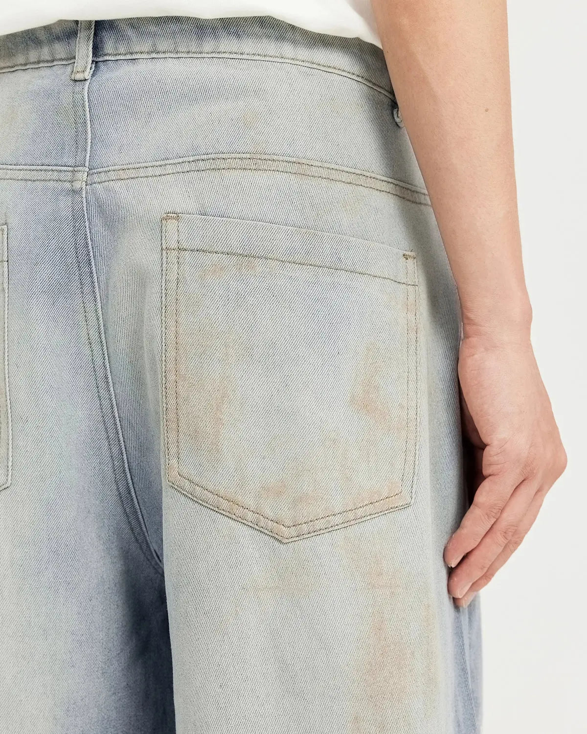 Mud Washed Baggy Jeans | LCDEGO Streetwear