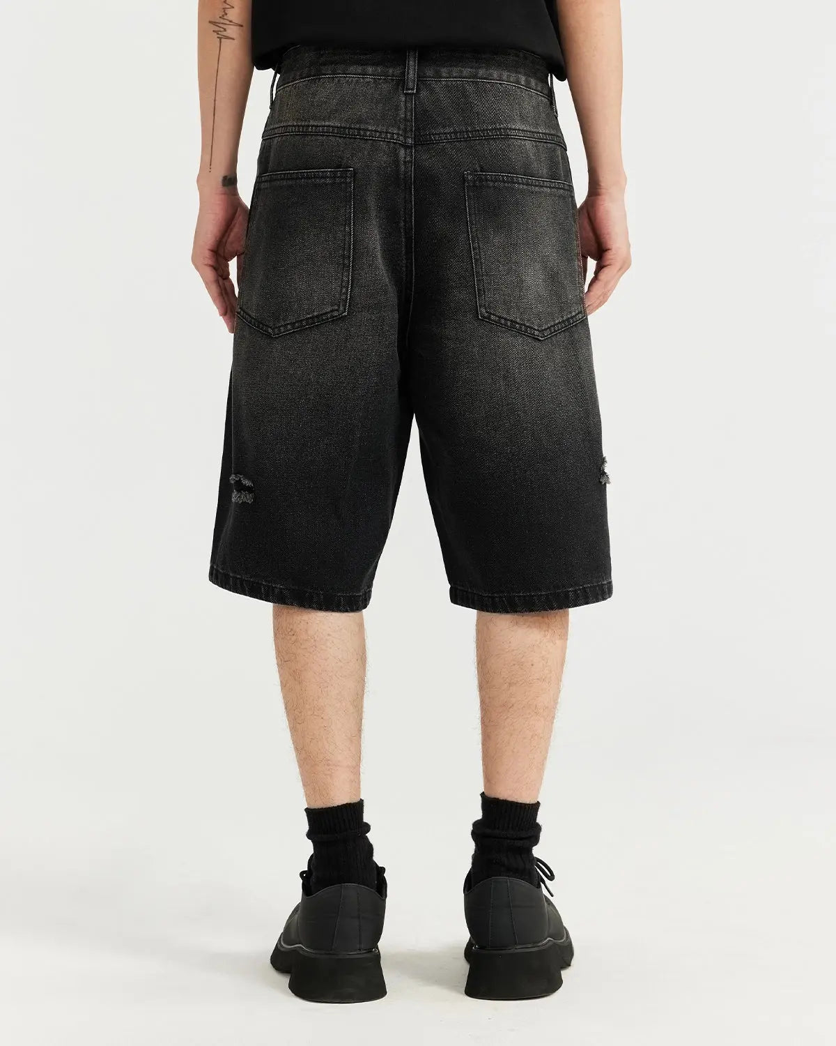 Vintage Ripped Washed Jorts | LCDEGO Streetwear