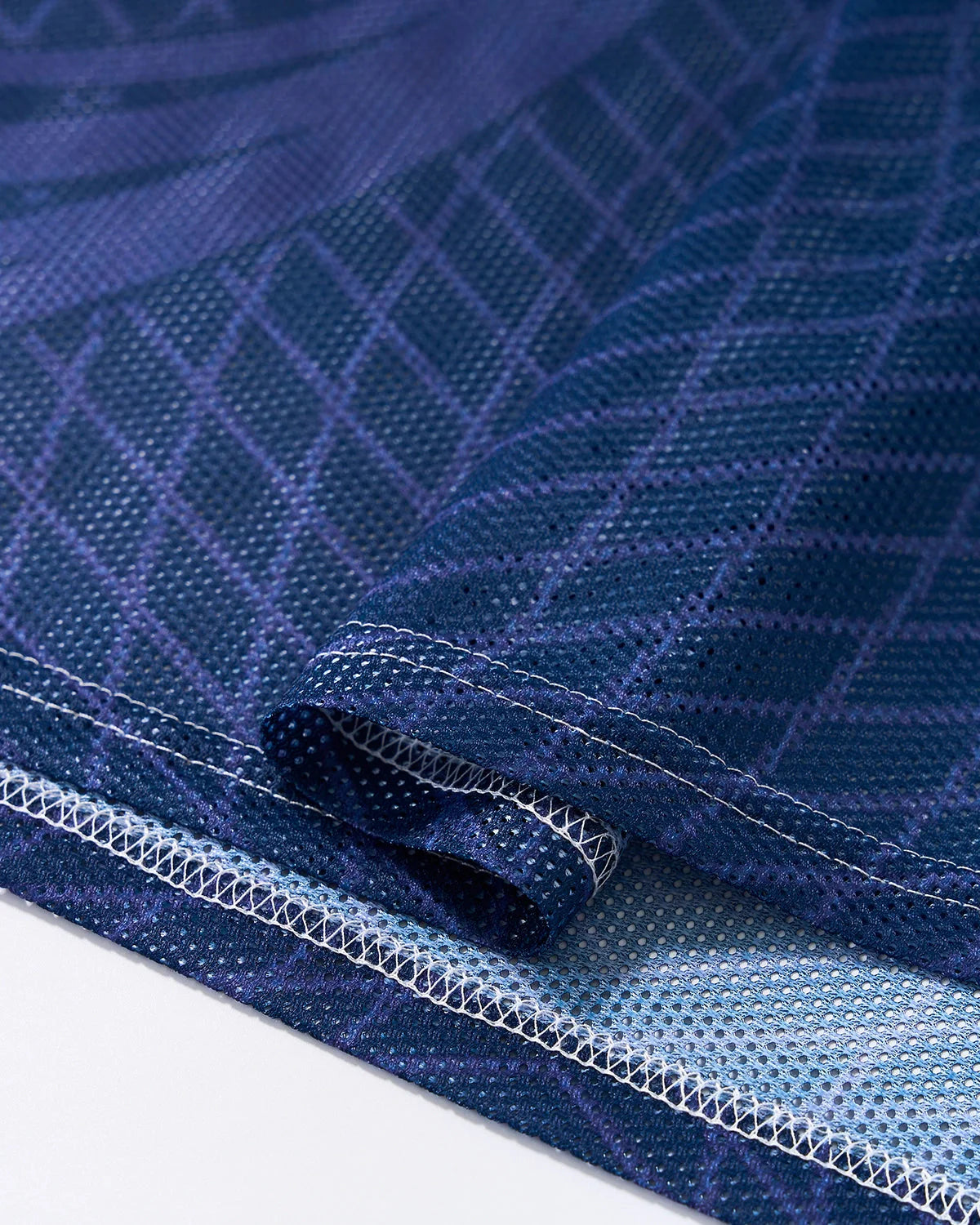 Geometric Pattern Mesh Jersey | LCDEGO Streetwear