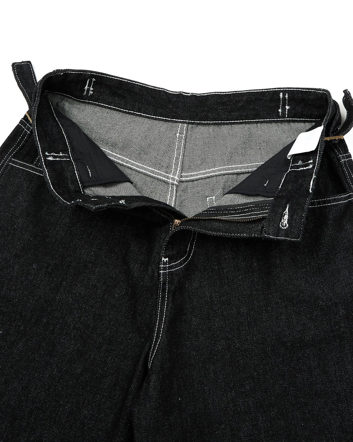 Raw Denim Baggy Jorts with Adjustable Tabs | LCDEGO Streetwear