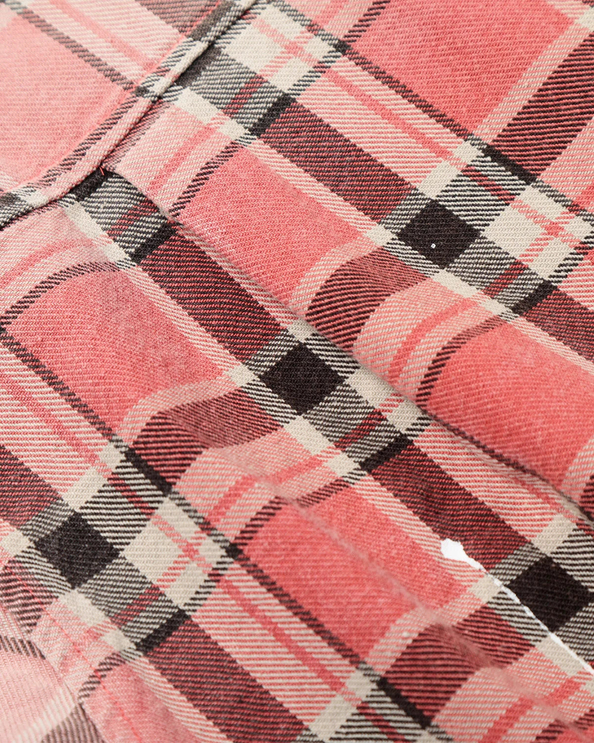 Distressed Gradient Plaid Shirt | LCDEGO Streetwear