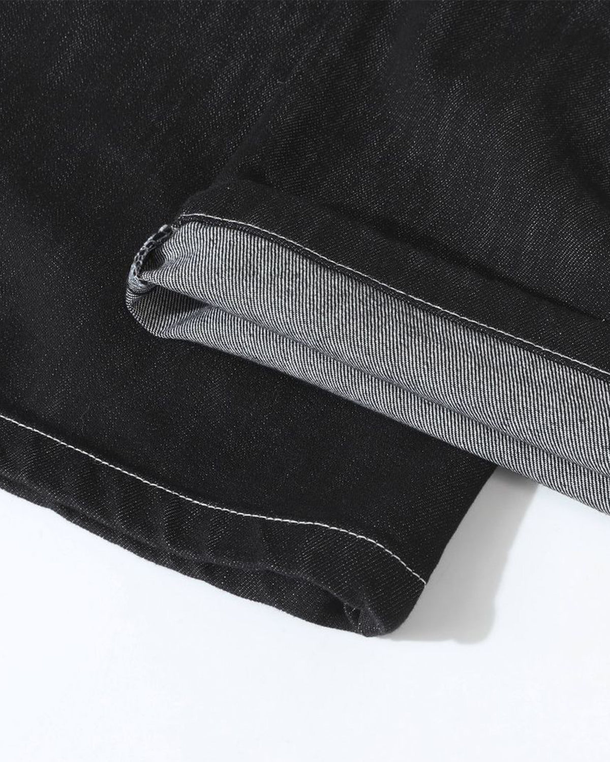 Raw Metal Clasp Baggy Jeans | LCDEGO Streetwear