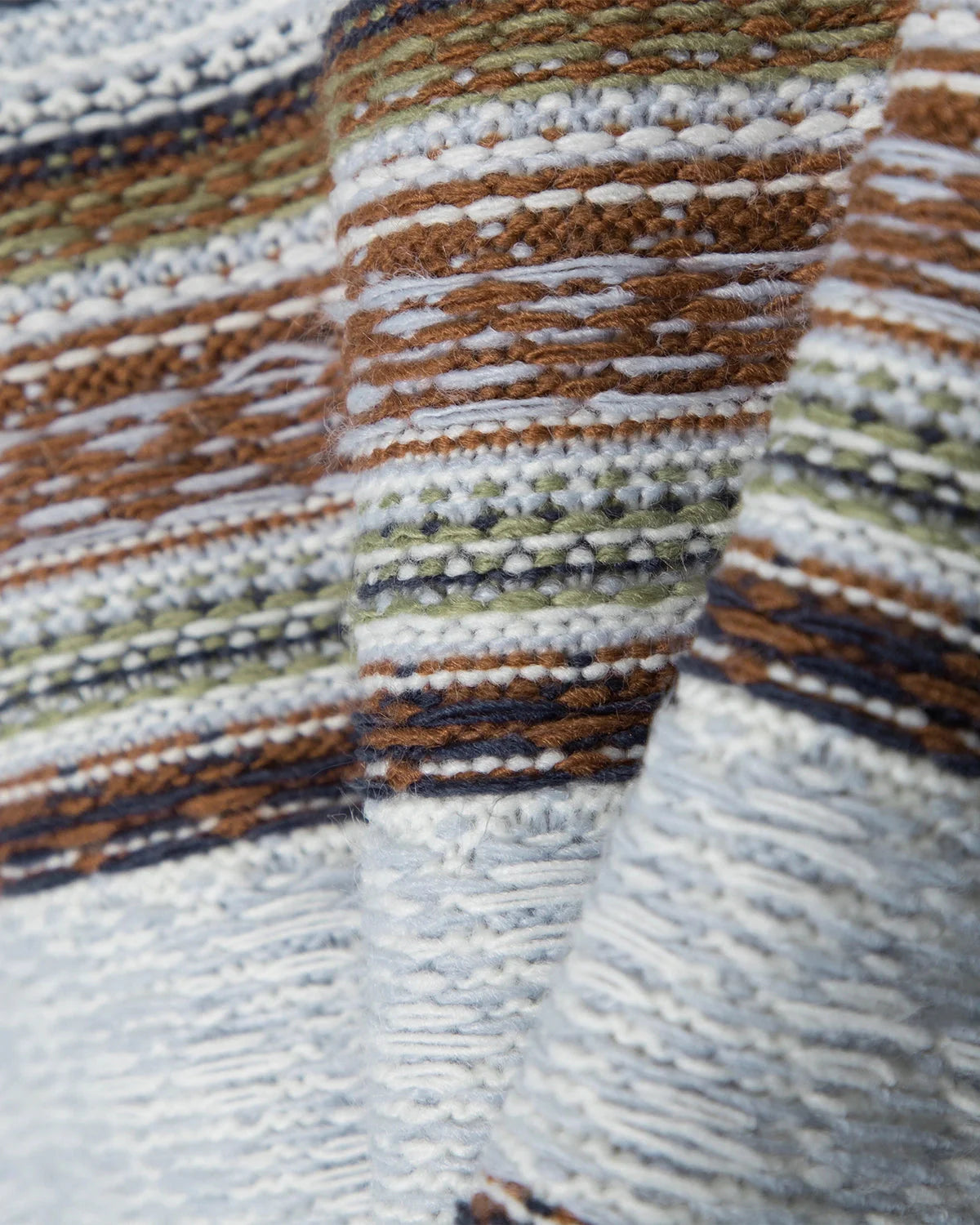 Round Neck Stripe Jacquard Pullovers | LCDEGO Streetwear
