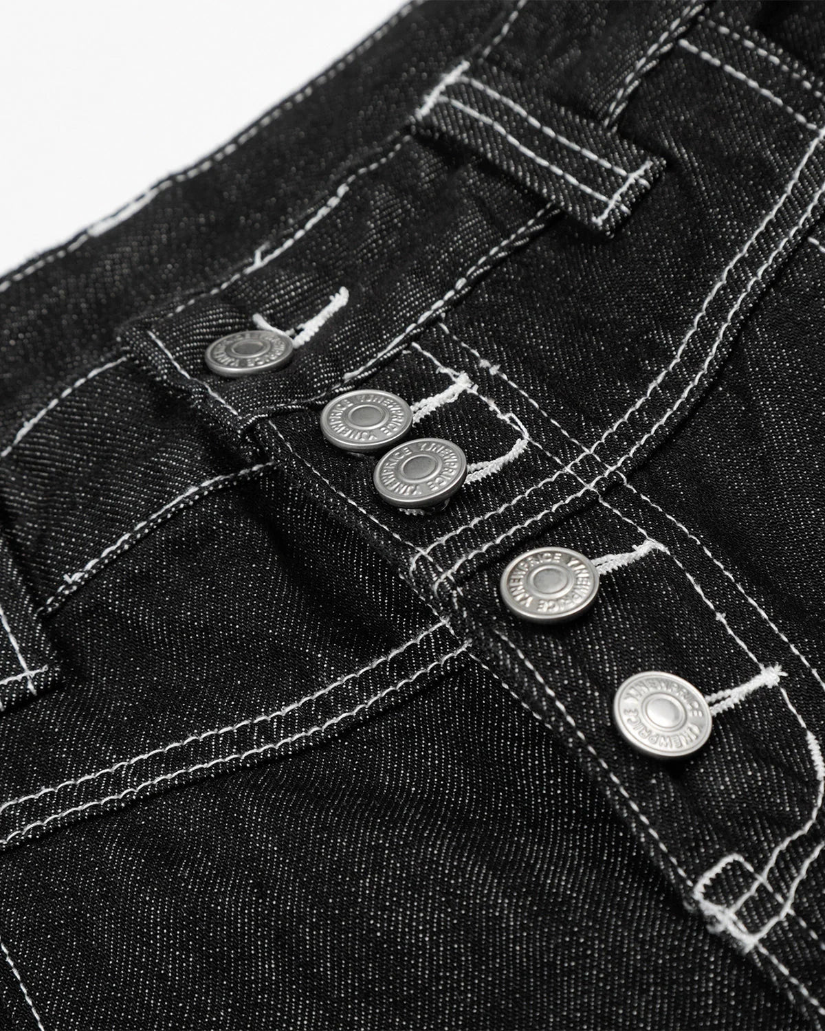 Button Fly Baggy Denim Jorts | LCDEGO streetwear