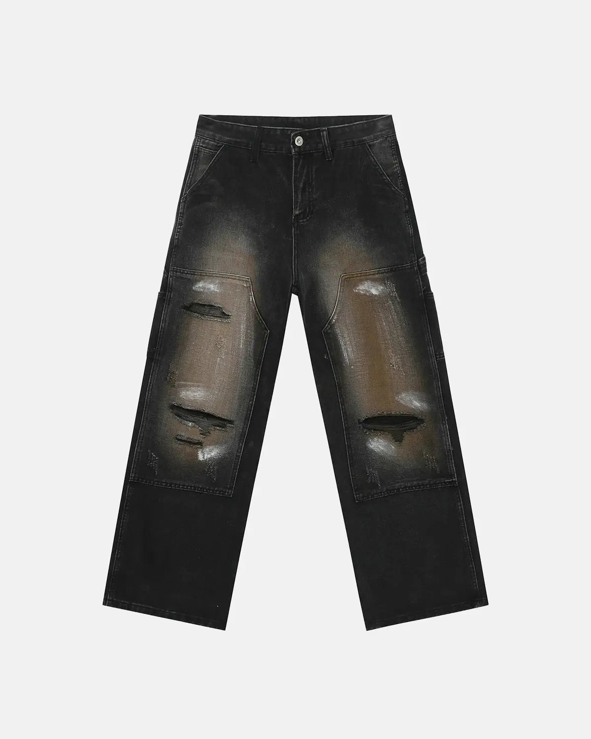 Vintage Ripped Baggy Jeans | LCDEGO Streetwear