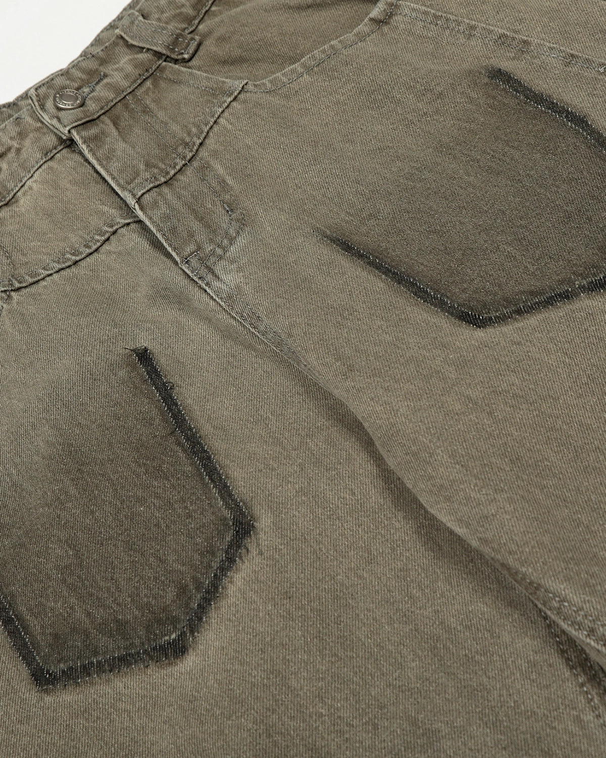 Deconstructed Cargo Baggy Jeans | LCDEGO Streetwear