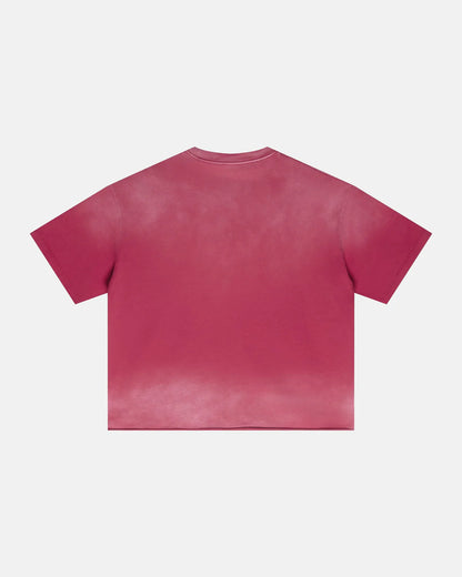 Monkey Washed Boxy Cropped T-Shirt | LCDEGO Streetwear
