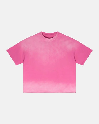 Monkey Washed Boxy Cropped T-Shirt | LCDEGO Streetwear