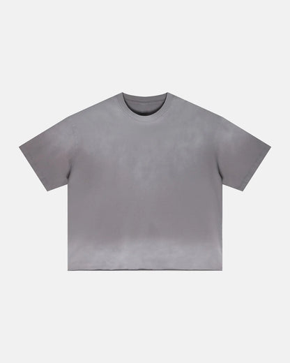 Snow Washed Heavyweight Boxy T-Shirt | LCDEGO Streetwear