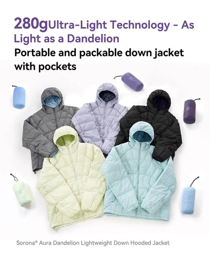 Ultra-Light Hooded Down Jacket | LCDEGO Streetwear