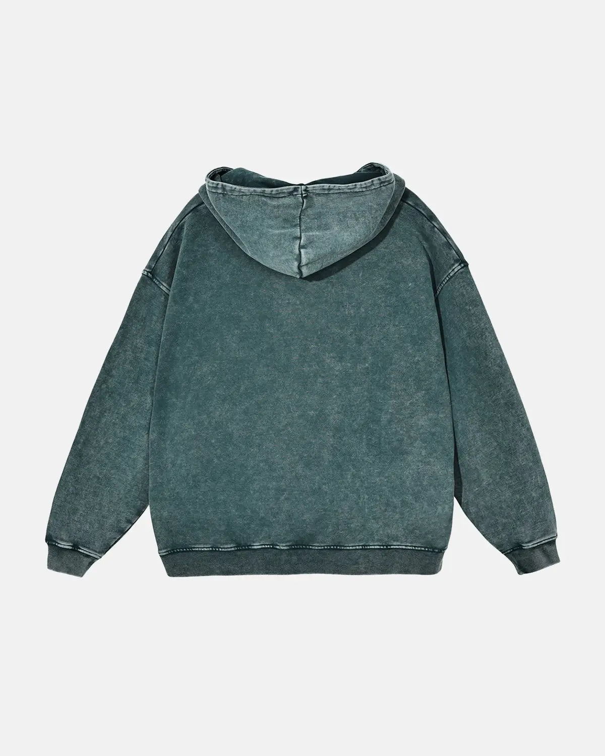 French Terry Washed Distressed Hoodies | LCDEGO Streetwear