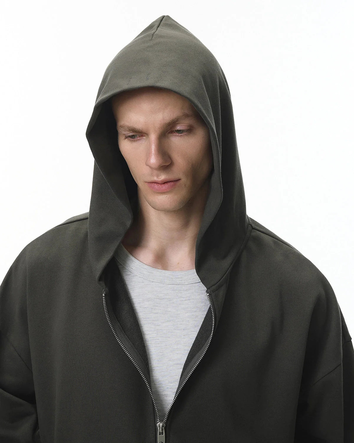 French Terry Zip Up Hoodies | LCDEGO Streetwear