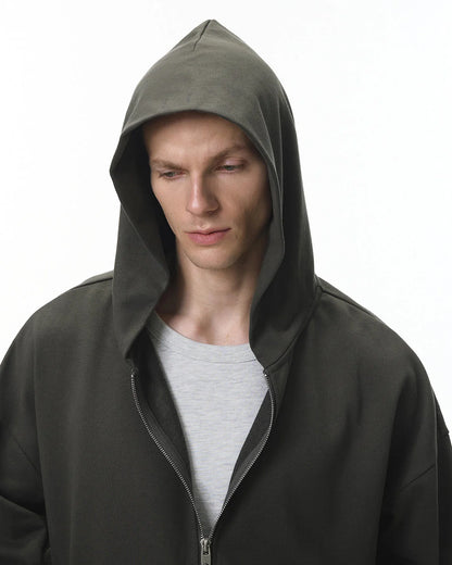 French Terry Zip Up Hoodies | LCDEGO Streetwear