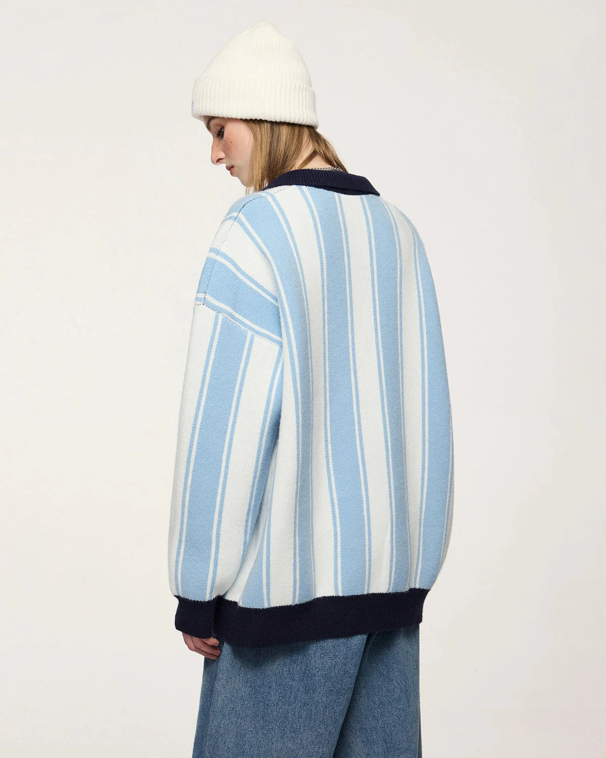 Retro Striped Jacquard Sweaters | LCDEGO Streetwear