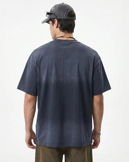 Monkey Washed Ripped Graphic Tees | LCDEGO Streetwear