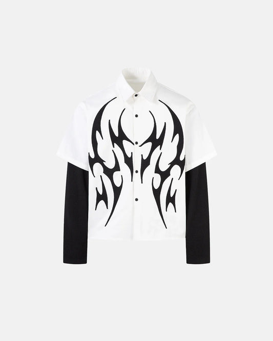 Layered Tribal Graphic Shirt | LCDEGO Streetwear