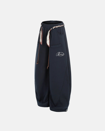 Drawstring Fleece Baggy Joggers | LCDEGO Streetwear