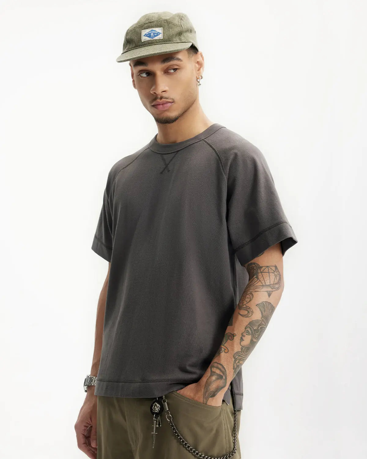 Linen Cotton Raglan Tees | LCDEGO Streetwear