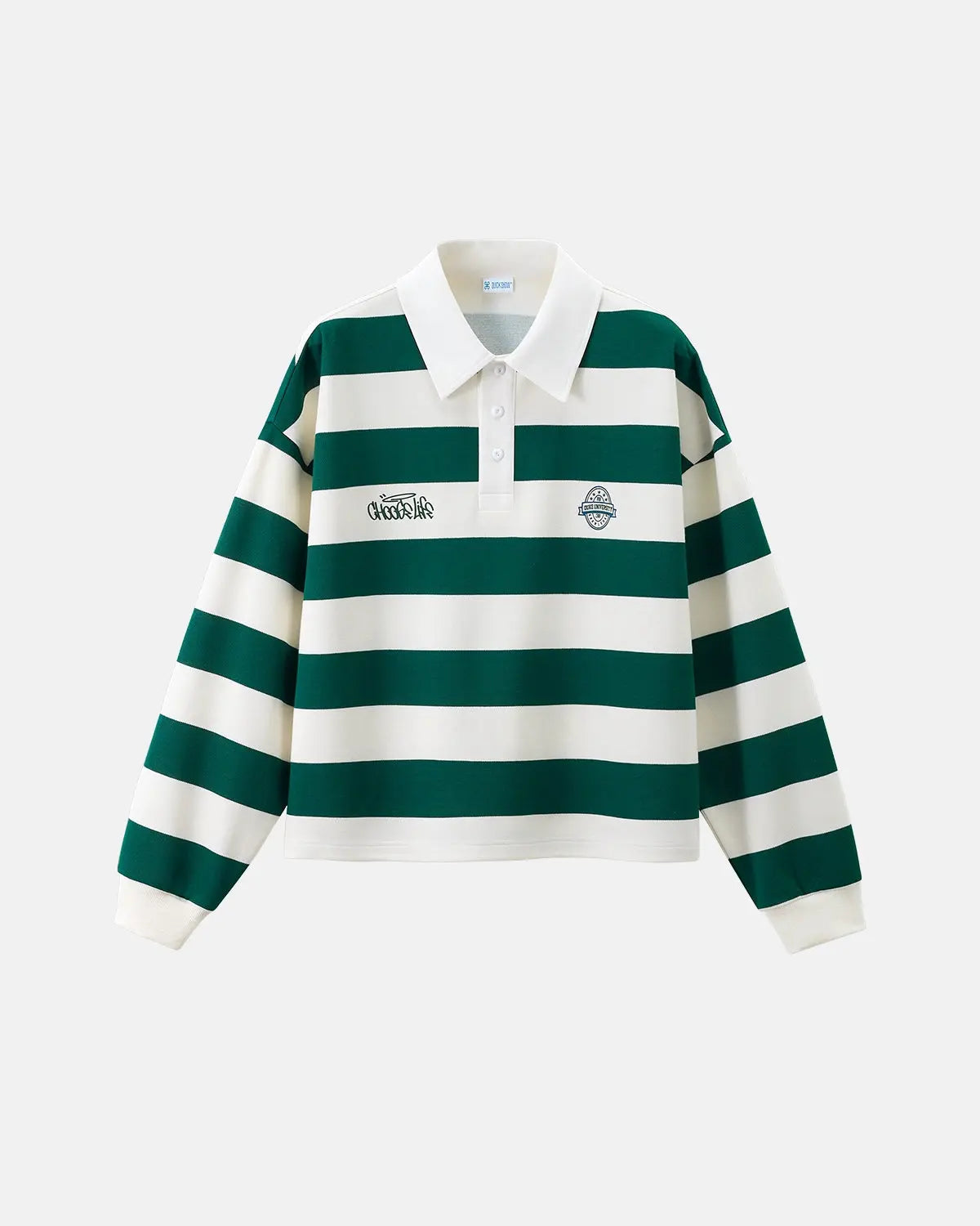 Green Rugby Polo Shirt | LCDEGO Streetwear