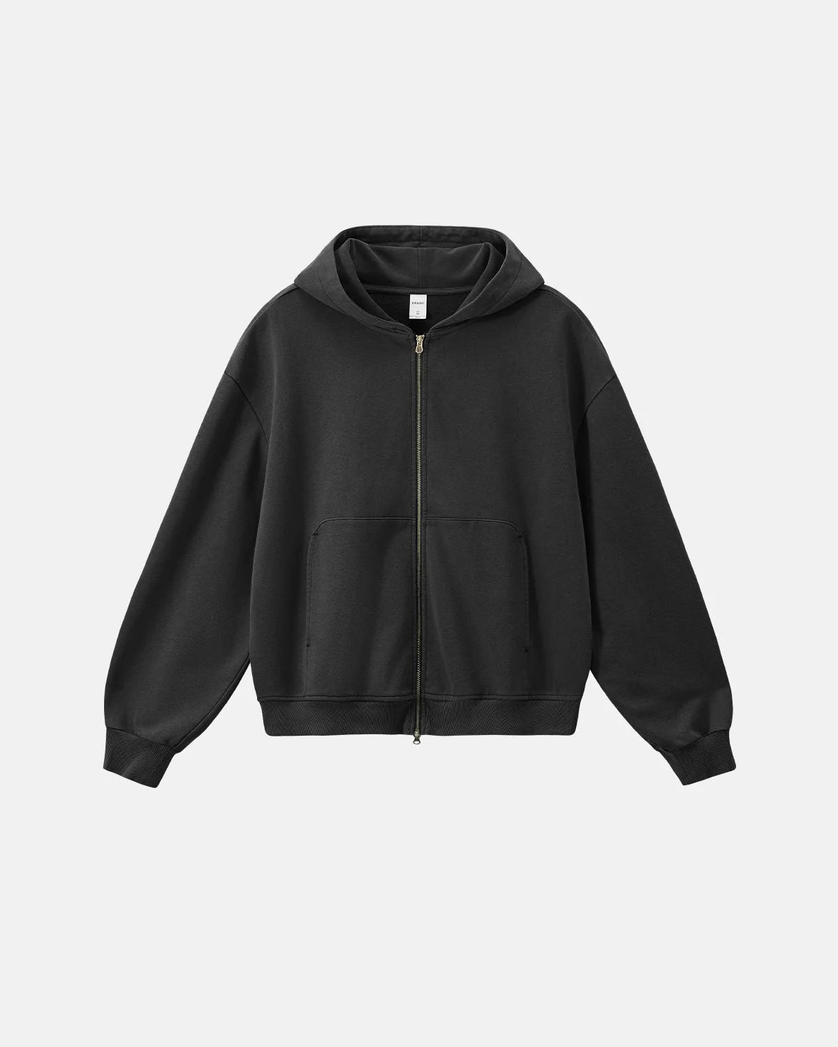 Acid Wash French Terry Zip Up Hoodies | LCDEGO Streetwear