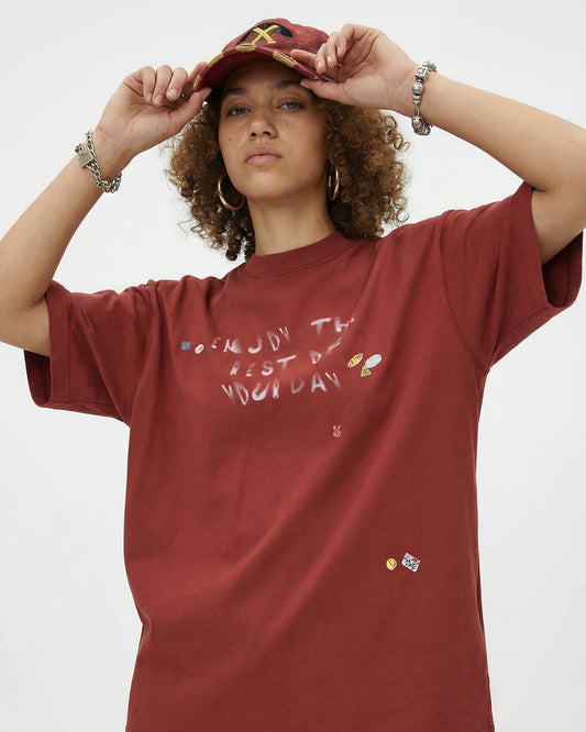 Vintage Sticker Graphic Oversized T-Shirt | LCDEGO Streetwear