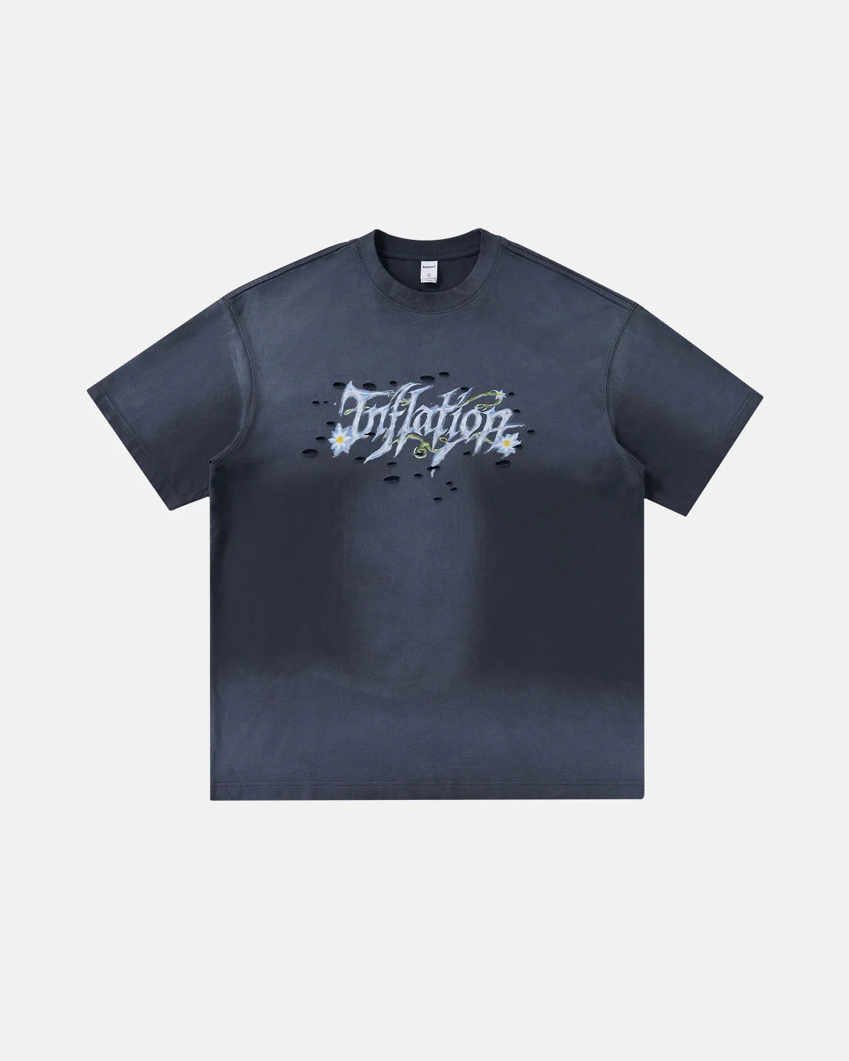 Monkey Washed Ripped Graphic Tees | LCDEGO Streetwear