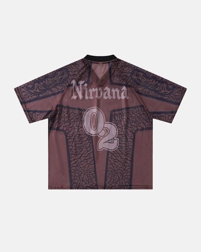 Tribal Pattern Mesh Jersey | LCDEGO Streetwear