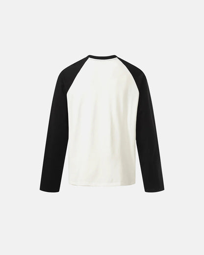 Color Block Portrait Long Sleeve Tees | LCDEGO Streetwear