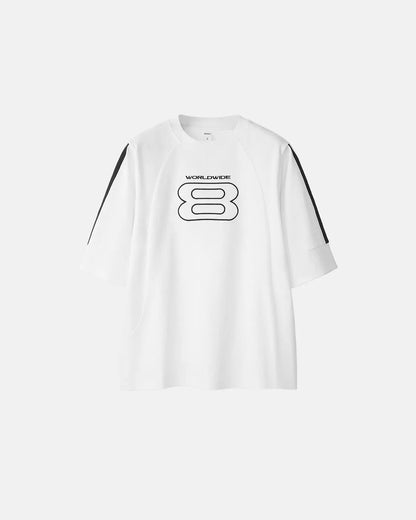 Sporty Patchwork Embroidery Tshirt | LCDEGO Streetwear