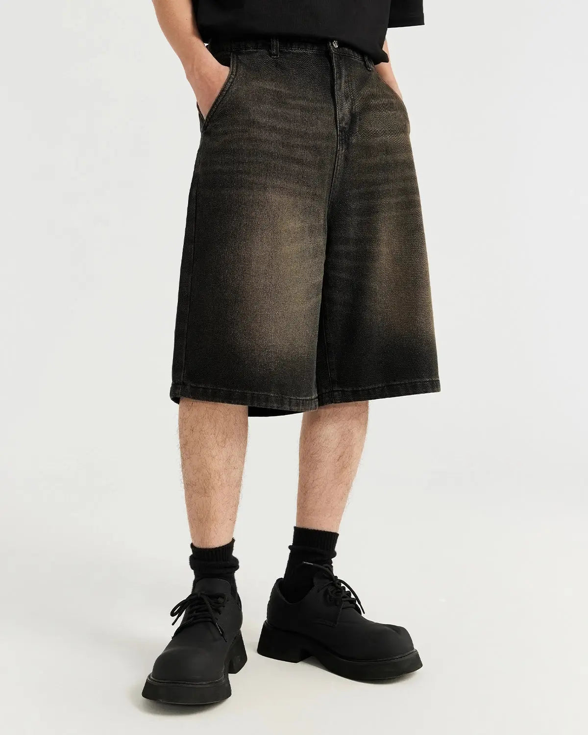 Retro Washed Jorts | LCDEGO Streetwear