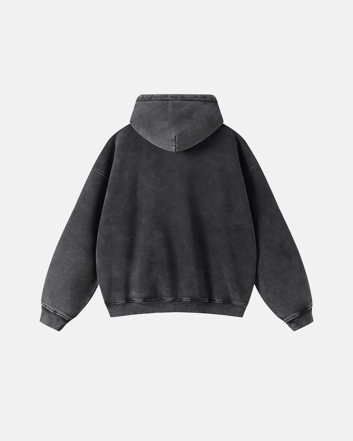LCDEGO Vintage Washed Zip Up Hoodie