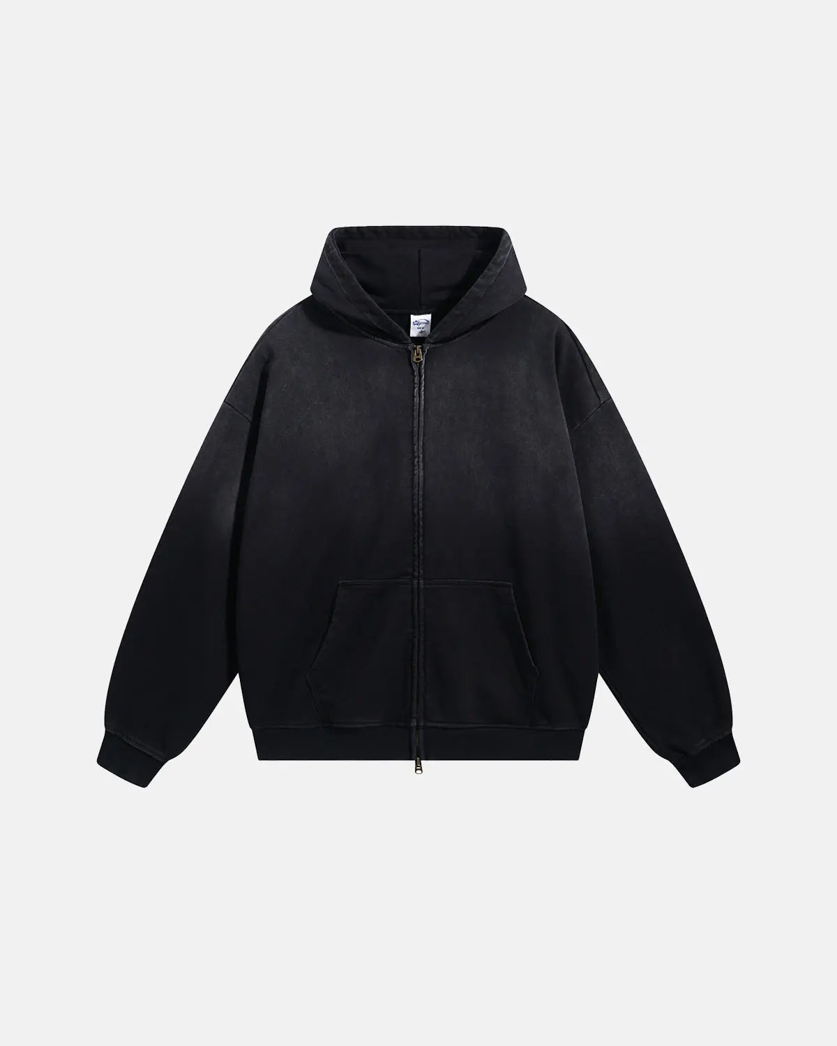 LCDEGO Monkey Wash French Terry Zip Up Hoodies