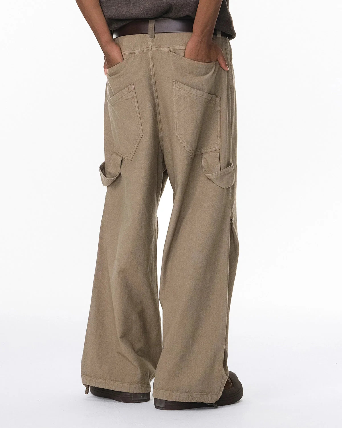 100% Cotton Khaki Casual Pants | LCDEGO Streetwear