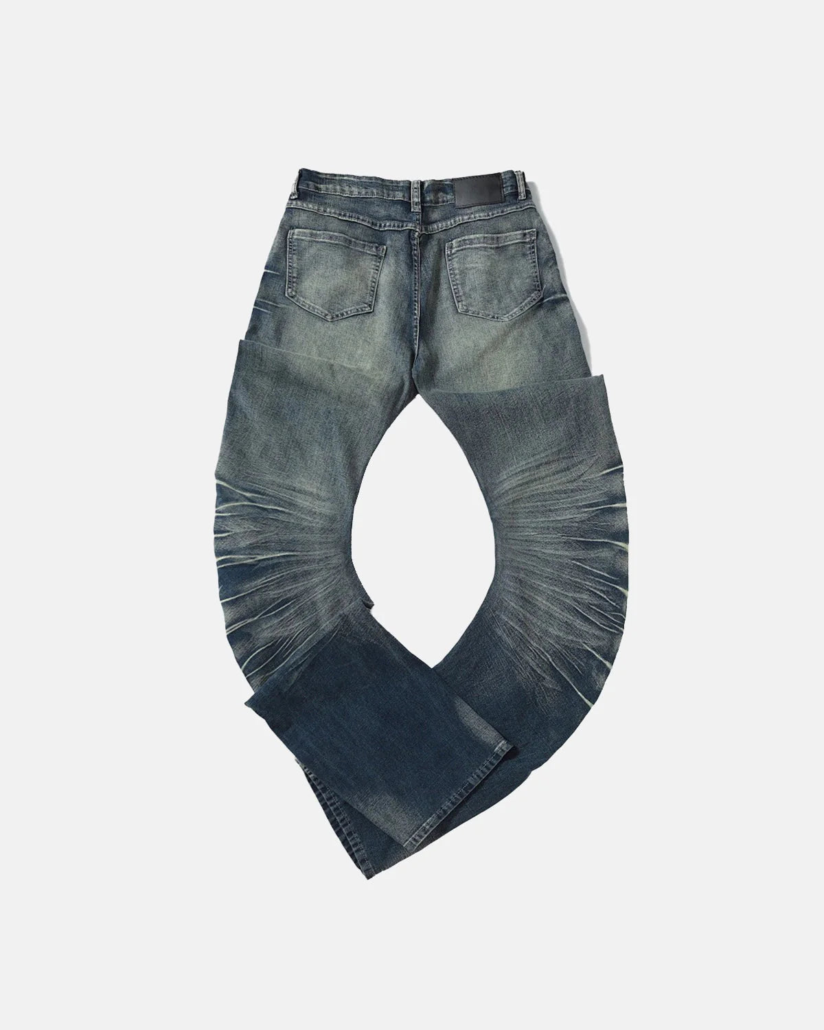 Distressed Stacked Slim Jeans | LCDEGO Streetwear