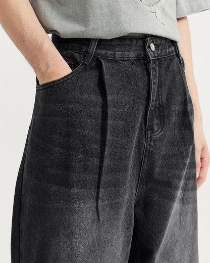 Chill Wide Leg Denim Pants | LCDEGO Streetwear