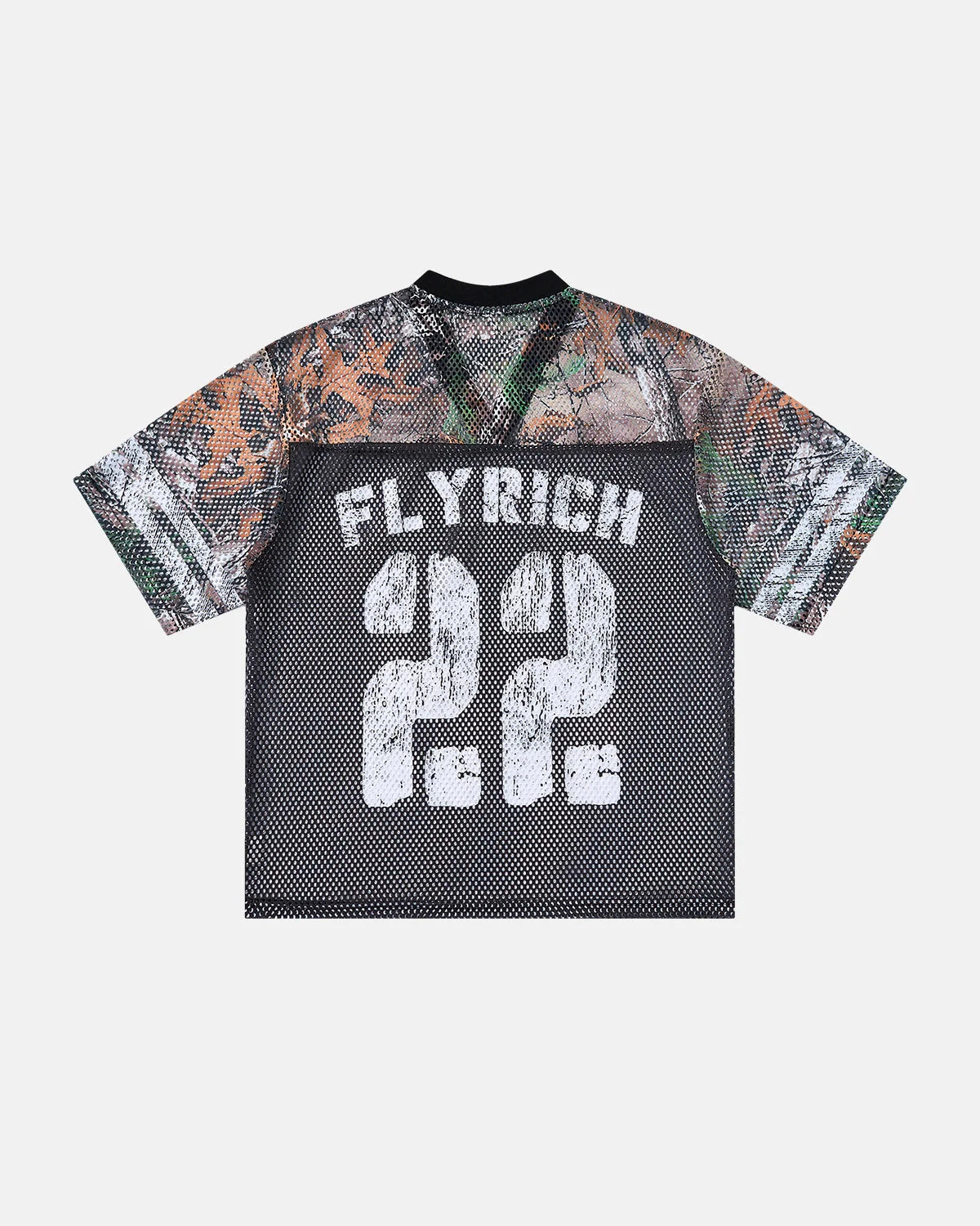 Camo Mesh Digital Print Jersey Tee | LCDEGO Streetwear