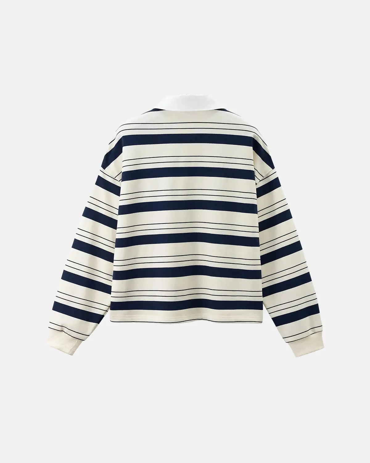 Striped Rugby Polo Shirt | LCDEGO Streetwear