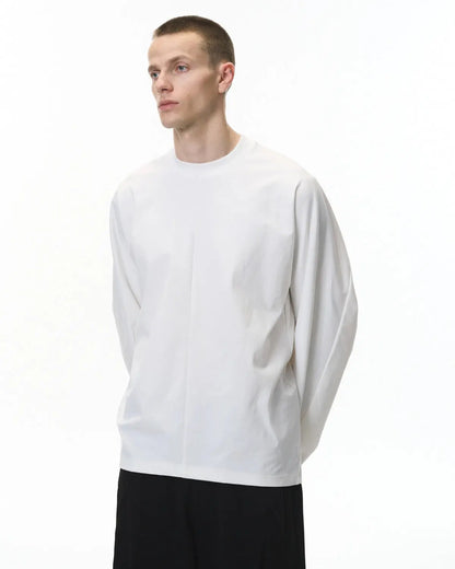 Stitching Oversized Long Sleeve Tees | LCDEGO Streetwear