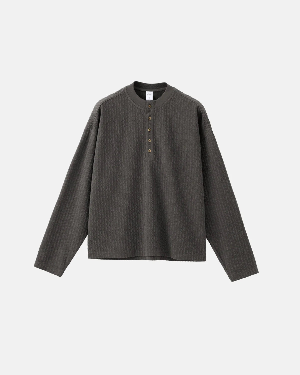 Old Money Style Henley Long Sleeve Tees | LCDEGO Streetwear