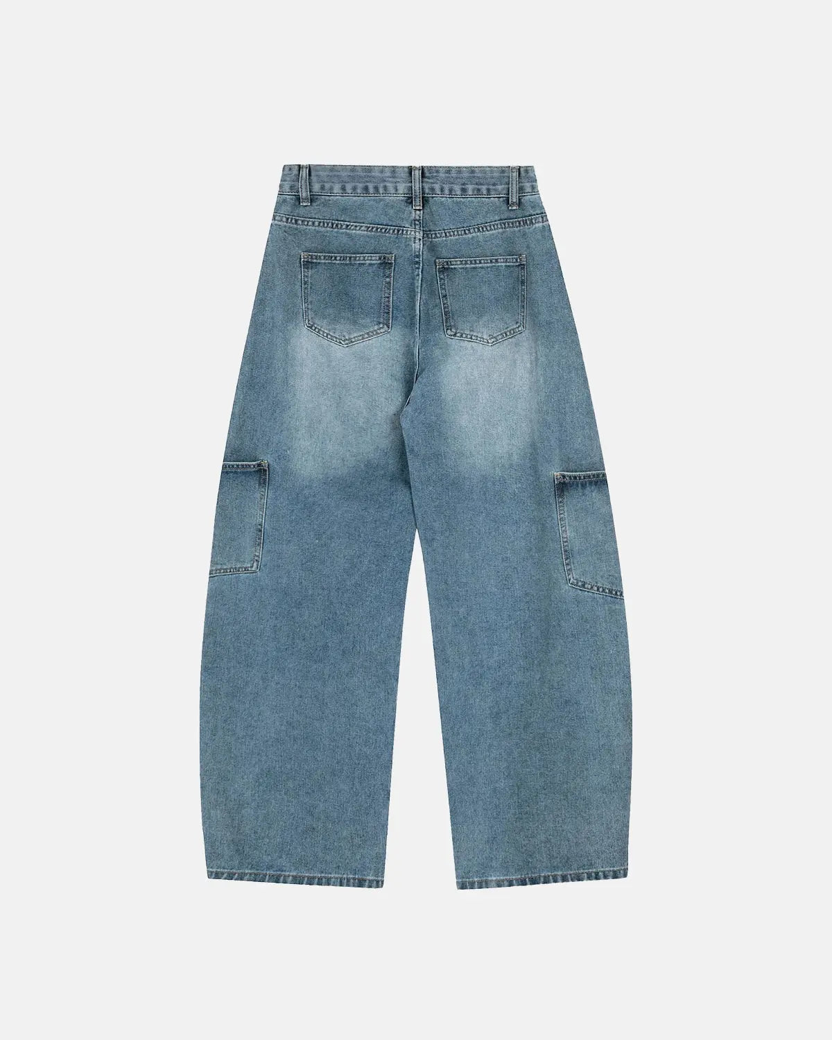 Multi Pockets Baggy Barrel Jeans | LCDEGO Streetwear