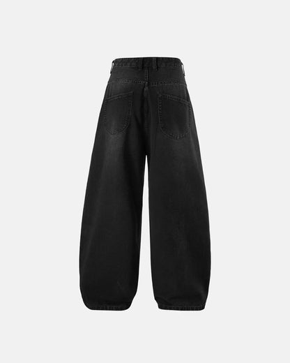 Acid Washed Super Baggy Jeans | LCDEGO Streetwear