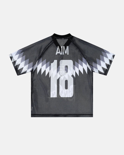 Graphic Mesh Oversized Jersey | LCDEGO Streetwear