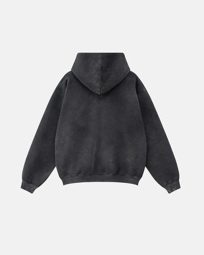 Graphic Washed Zip Up Hoodies | LCDEGO Streetwear