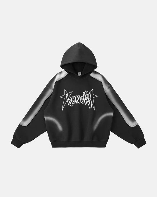 Stitching Spray-Painted Hoodies | LCDEGO Streetwear