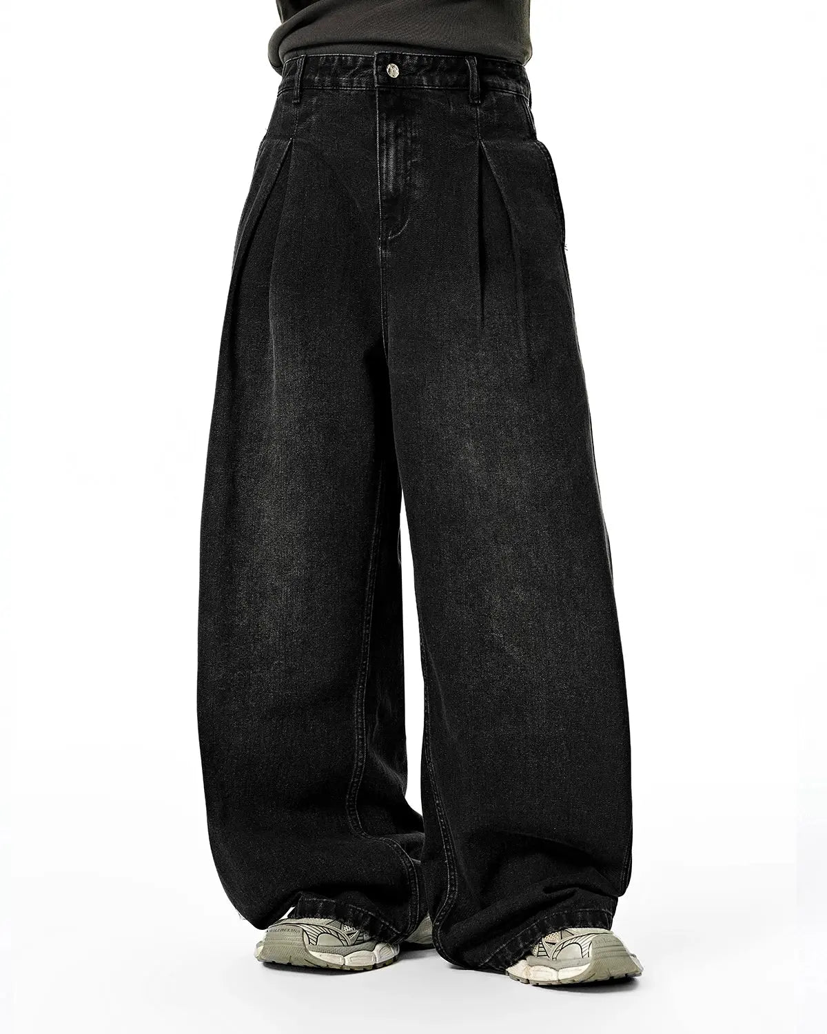 Acid Washed Super Baggy Jeans | LCDEGO Streetwear