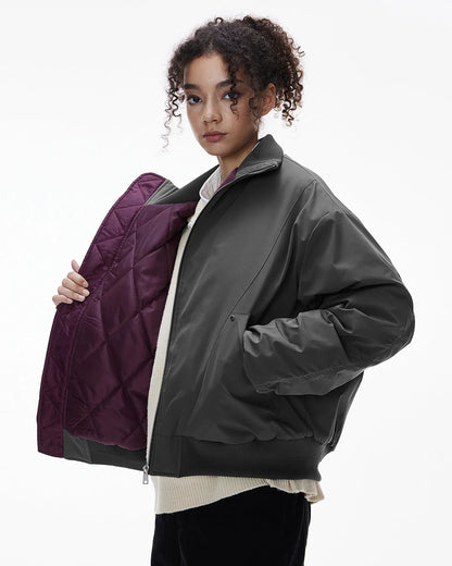 Cotton Padded Bomber Jacket | LCDEGO Streetwear