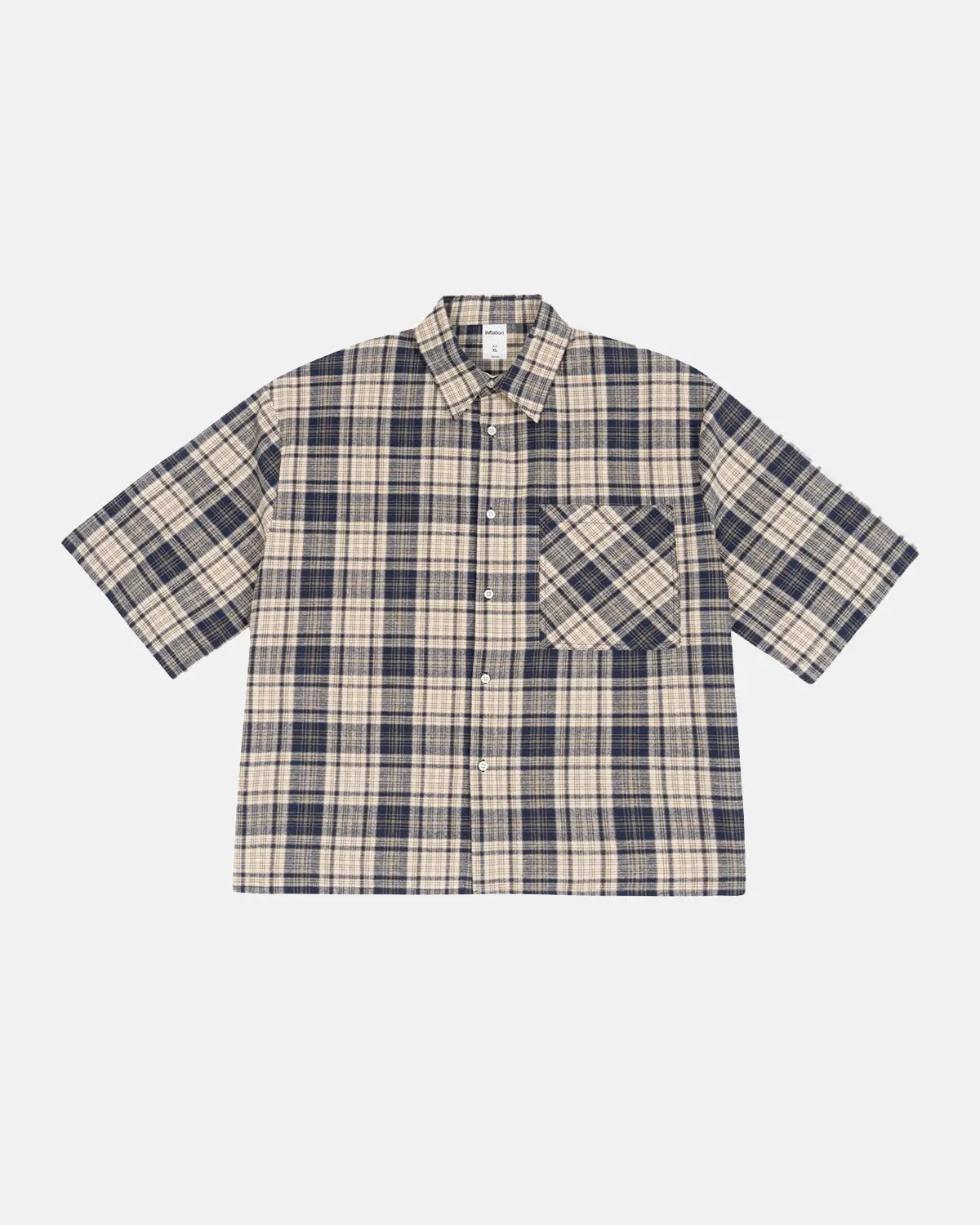 Boxy Fit Plaid Shirts | LCDEGO Streetwear