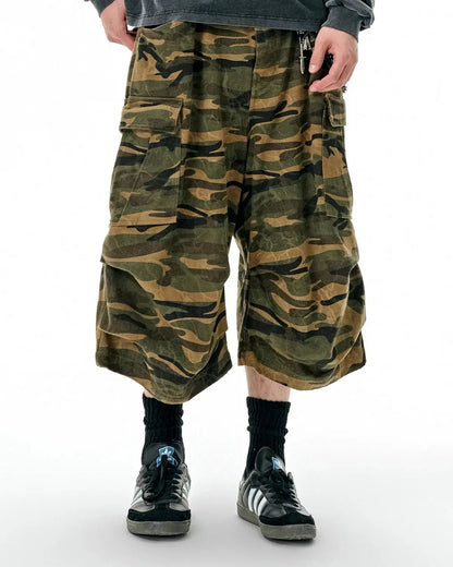Camo Cargo Baggy Shorts | LCDEGO Streetwear